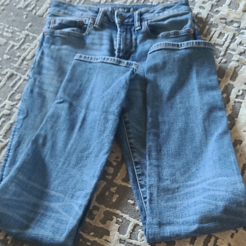 American Eagle Outfitters Blue Straight Leg Jeans